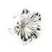 Maxi Bague Gaïa Argent Fleur Ajustable Bagues Monsieur Simone