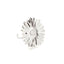 Maxi Bague Maïa Argent Fleur Ajustable Bagues Monsieur Simone