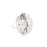Maxi Bague Maïa Argent Fleur Ajustable Bagues Monsieur Simone