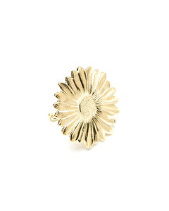 Maxi Bague Maïa Or Fleur Ajustable Bagues Monsieur Simone