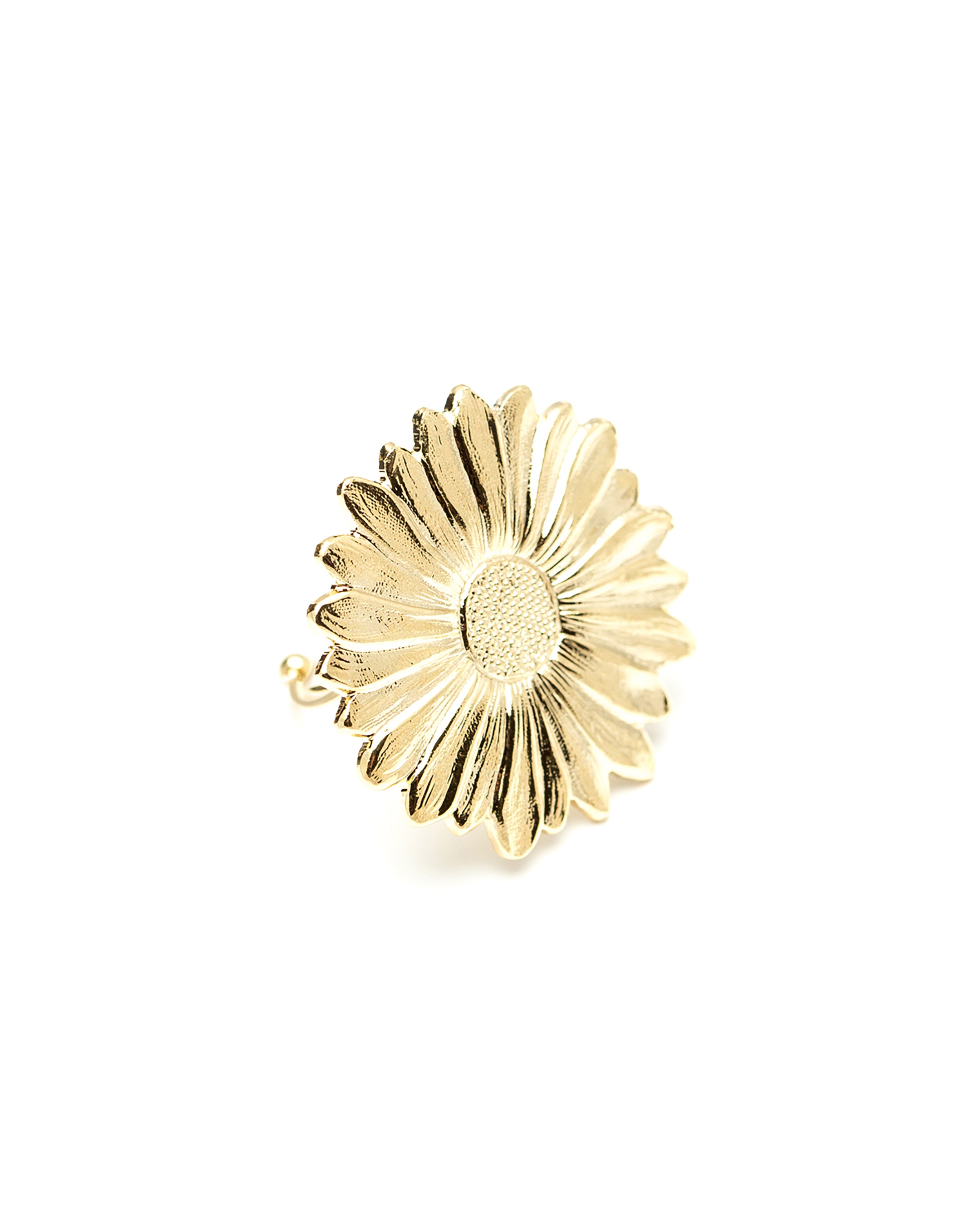 Maxi Bague Maïa Or Fleur Ajustable Bagues Monsieur Simone