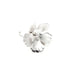 Maxi Bague Orphée Argent Fleur Ajustable Bagues Monsieur Simone