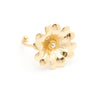 Maxi Bague Théia Or Fleur Ajustable Bagues Monsieur Simone