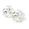 Maxi Barrette Aglaé Argent Fleurs Accessoires Monsieur Simone