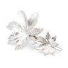 Maxi Barrette Chloris Argent Fleurs Accessoires Monsieur Simone
