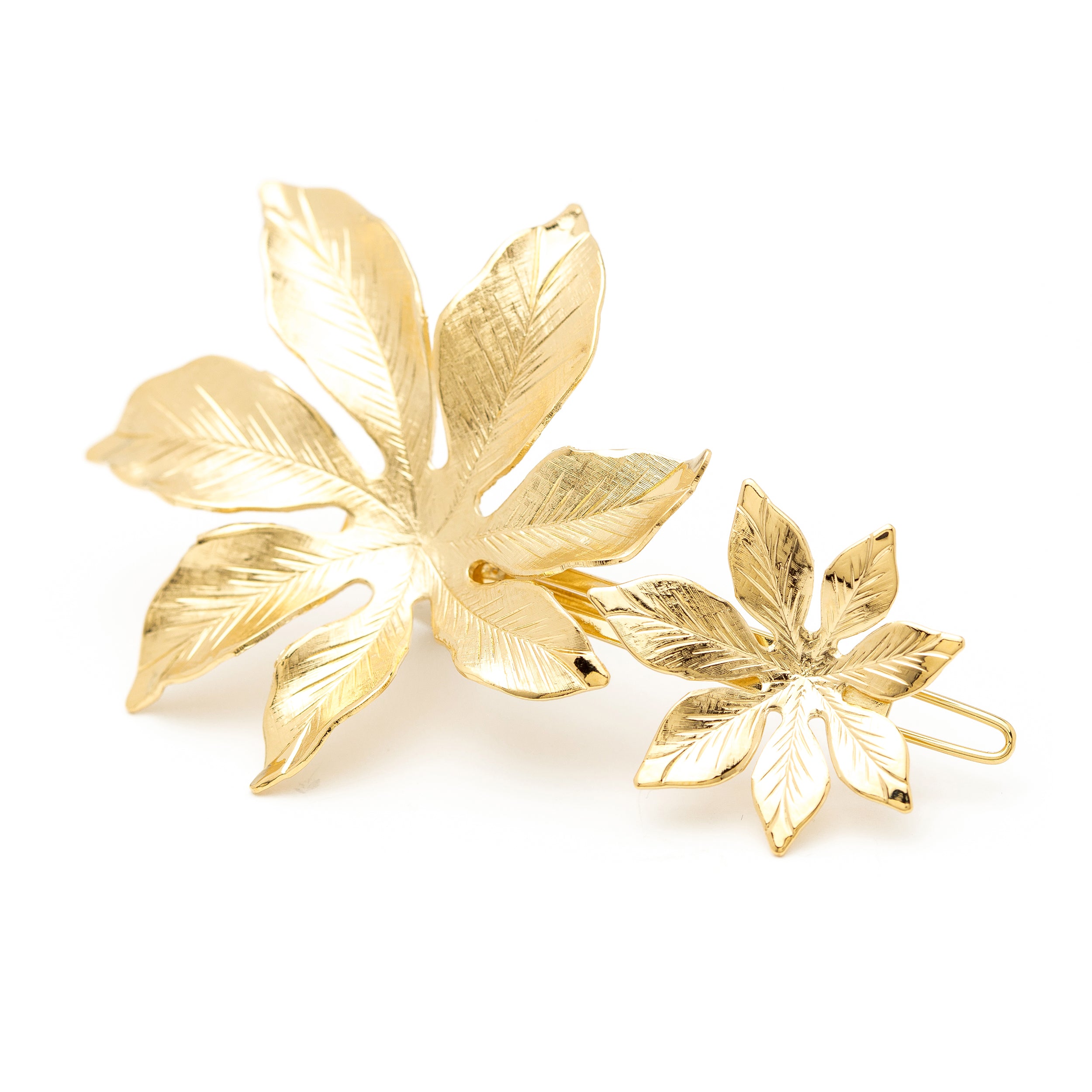 Maxi Barrette Chloris Or Fleurs Accessoires Monsieur Simone