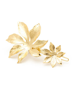 Maxi Barrette Chloris Or Fleurs Accessoires Monsieur Simone