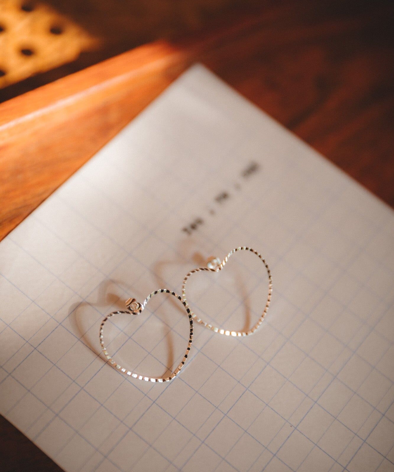 Maxi Boucles d'Oreilles Puces Aura Argent Coeur Boucles d'Oreilles Monsieur Simone