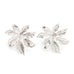 Maxi Boucles d'Oreilles Puces Chloris Argent Fleurs Boucles d'Oreilles Monsieur Simone