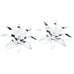Maxi Boucles d'Oreilles Puces Éos Argent Soleils Boucles d'Oreilles Monsieur Simone