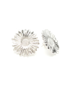 Maxi Boucles d'Oreilles Puces Maïa Argent Fleurs Boucles d'Oreilles Monsieur Simone