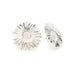 Maxi Boucles d'Oreilles Puces Maïa Argent Fleurs Boucles d'Oreilles Monsieur Simone