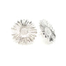 Maxi Boucles d'Oreilles Puces Maïa Argent Fleurs Boucles d'Oreilles Monsieur Simone