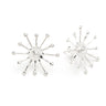 Maxi Boucles d'Oreilles Puces Rhéa Argent Flocons Boucles d'Oreilles Monsieur Simone