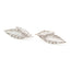 Maxi Boucles d'Oreilles Puces Thalie Argent Feuilles Boucles d'Oreilles Monsieur Simone