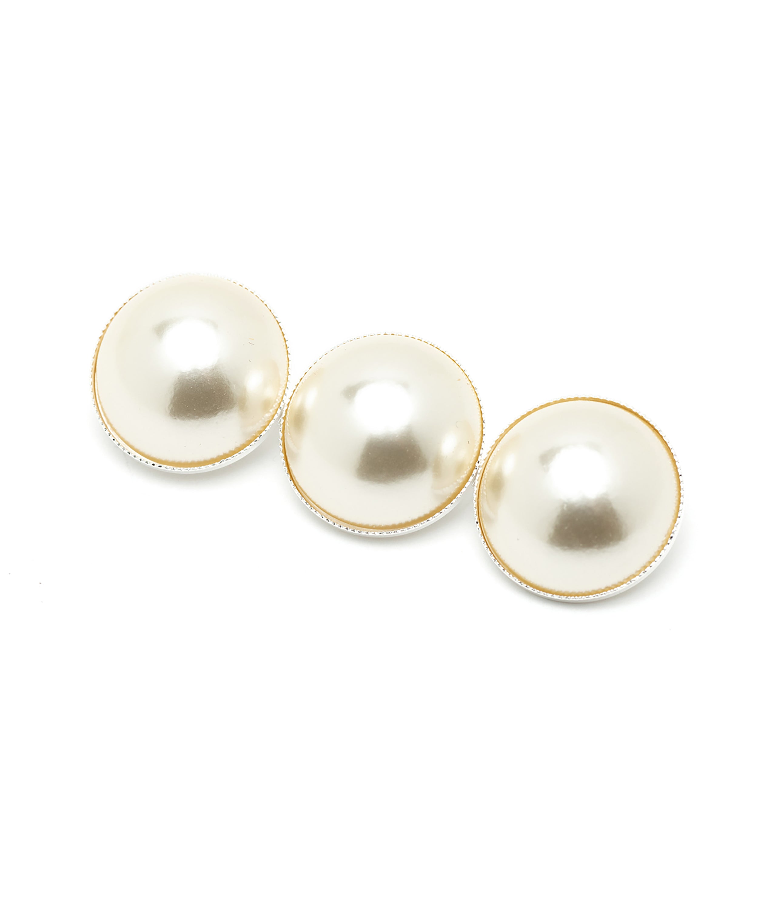 Maxi Broche Nélya Argent Perles Accessoires Monsieur Simone