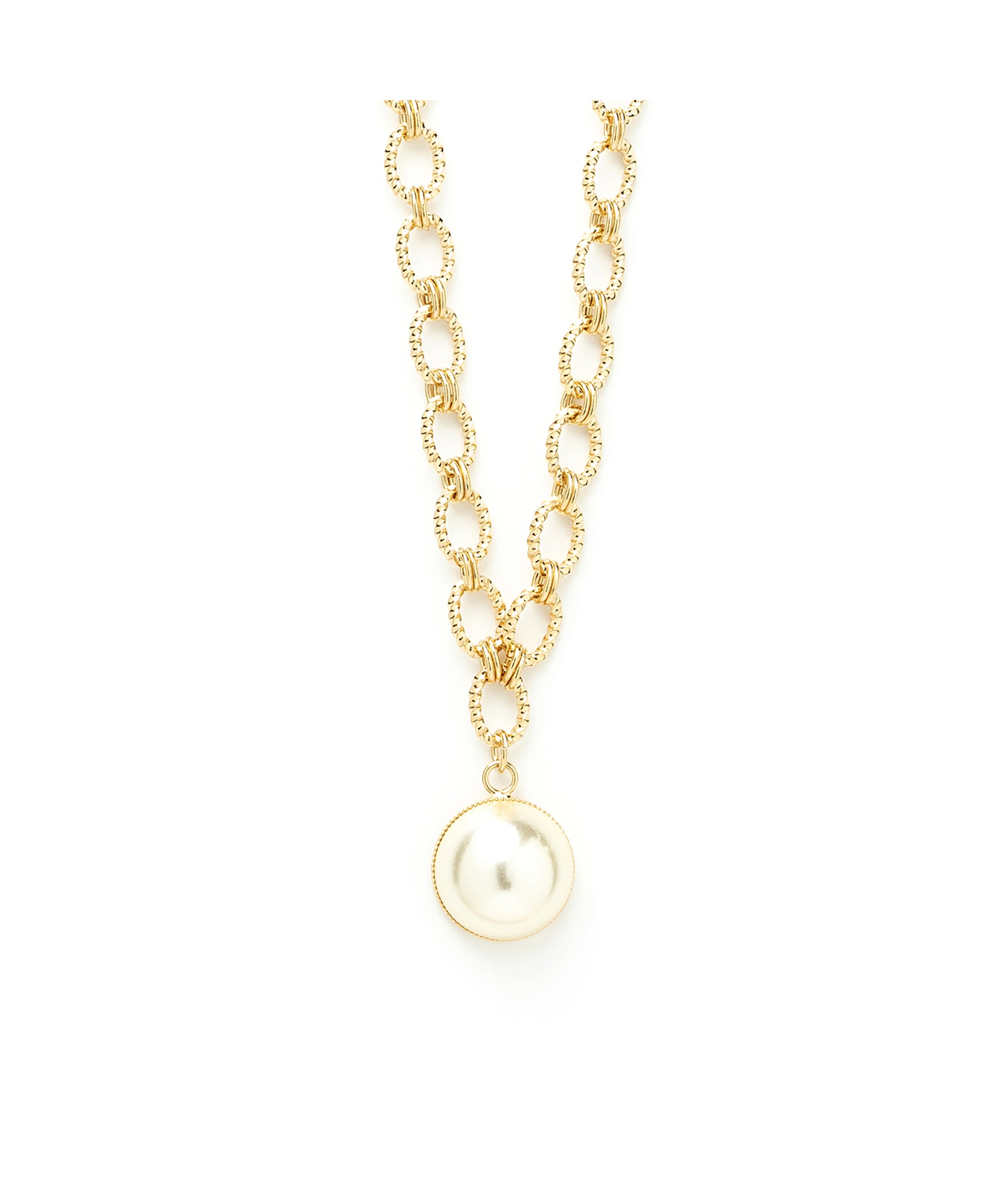 Maxi Collier Nélya Or Perle Colliers Monsieur Simone