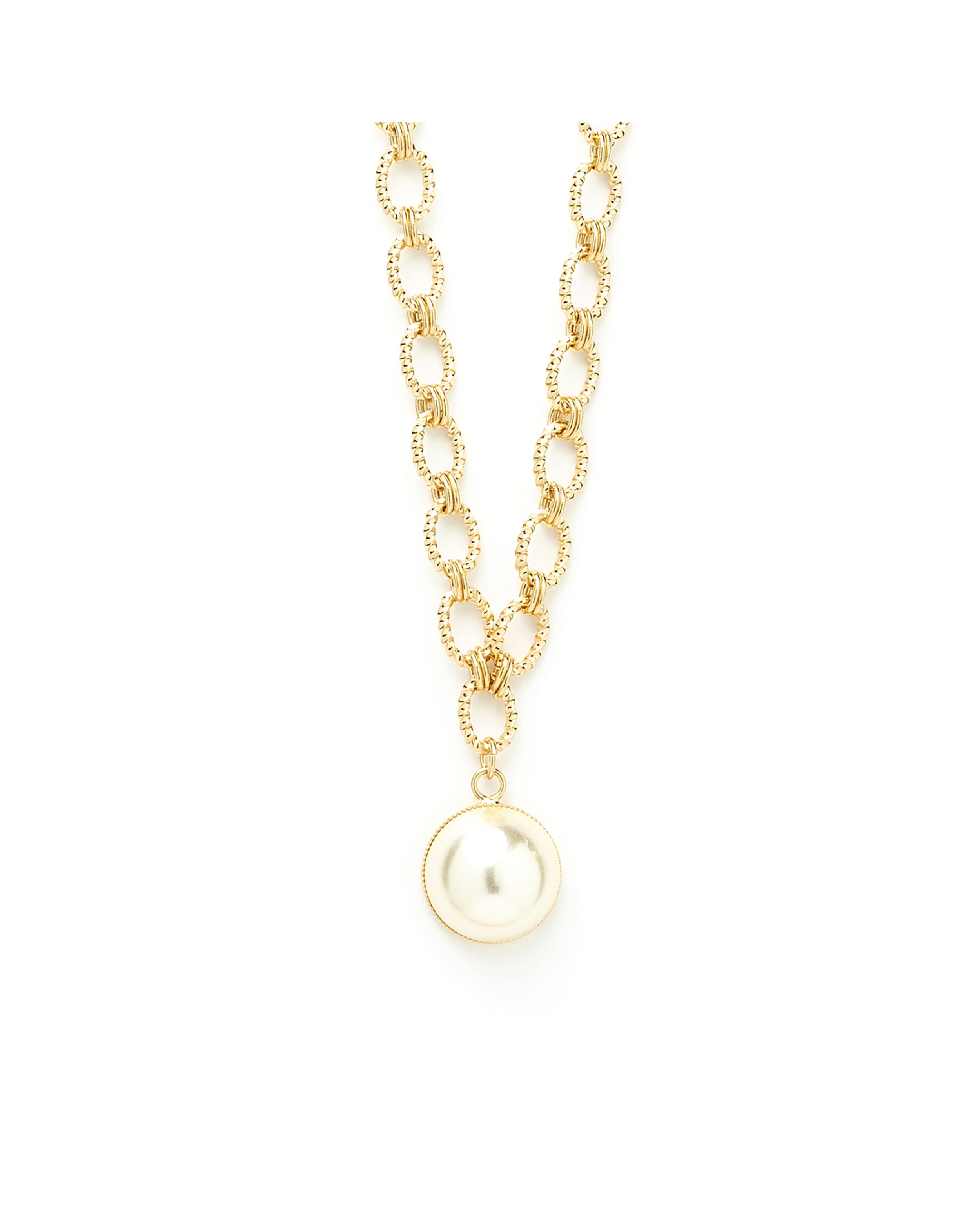 Maxi Collier Nélya Or Perle Colliers Monsieur Simone