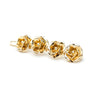 Mini Barrette Aglaé Or Fleurs Accessoires Monsieur Simone