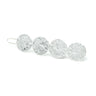 Mini Barrette Hestia Argent Ronds Martelés Accessoires Monsieur Simone