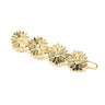 Mini Barrette Maïa Or Fleurs Accessoires Monsieur Simone