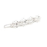 Mini Barrette Rhéa Argent Flocons Accessoires Monsieur Simone