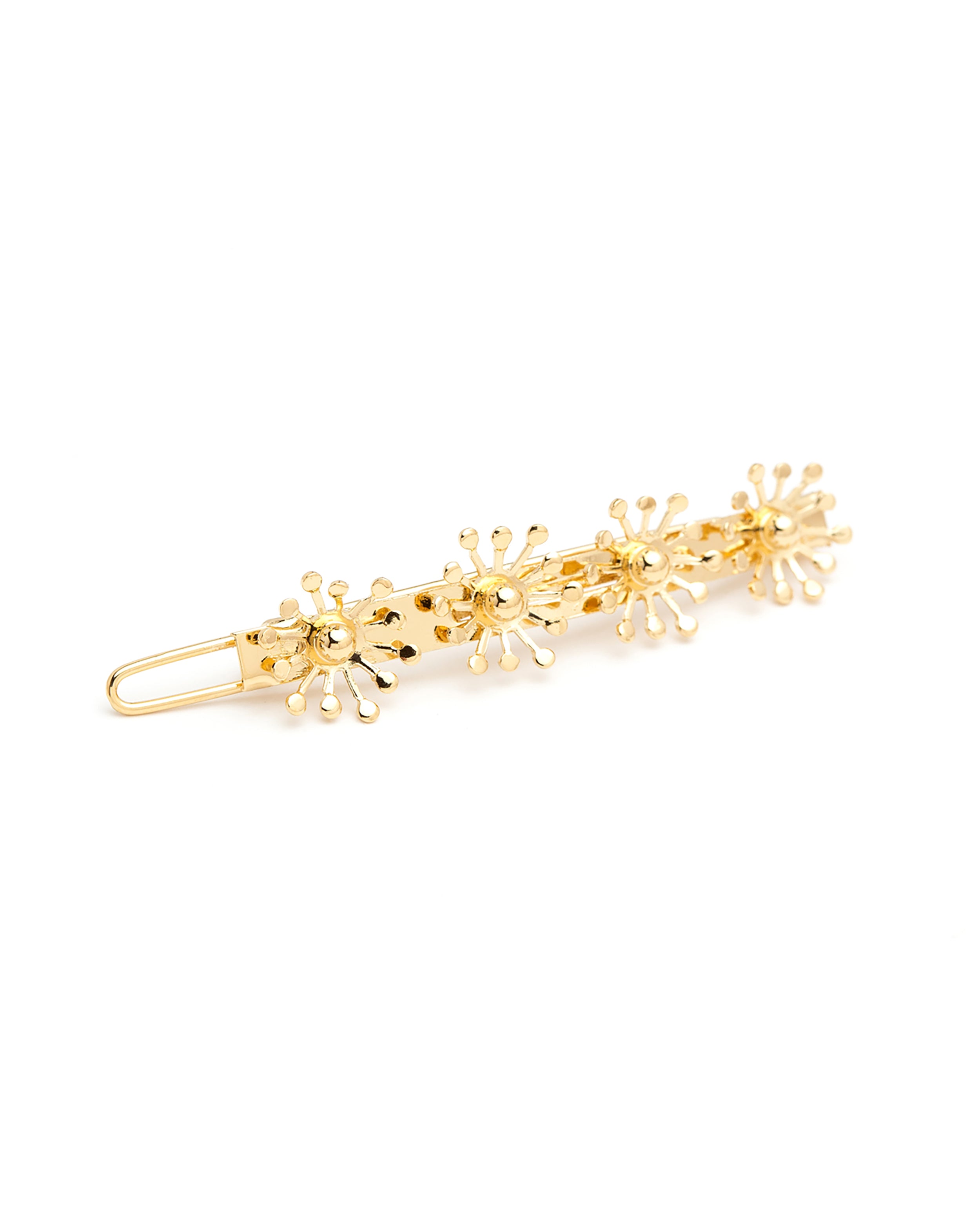Mini Barrette Rhéa Or Flocons Accessoires Monsieur Simone