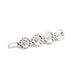 Mini Barrette Théia Argent Fleurs Accessoires Monsieur Simone