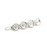 Mini Barrette Théia Argent Fleurs Accessoires Monsieur Simone