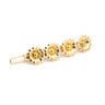 Mini Barrette Théia Or Fleurs Accessoires Monsieur Simone