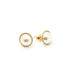 Mini Boucles d'Oreilles Puces Nélya Or Perles Boucles d'Oreilles Monsieur Simone