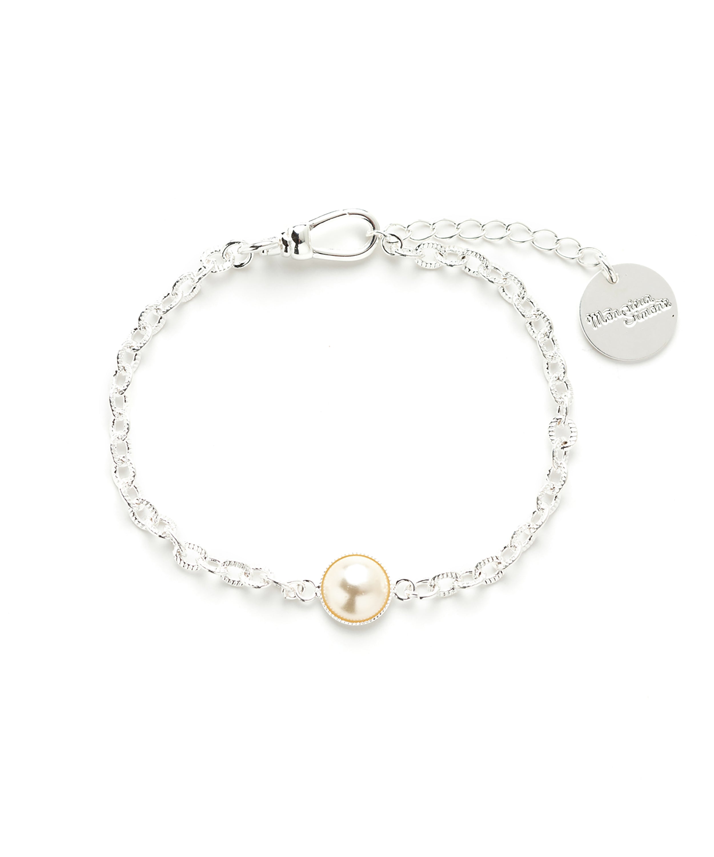 Mini Bracelet Nélya Argent Perle Bracelets Monsieur Simone