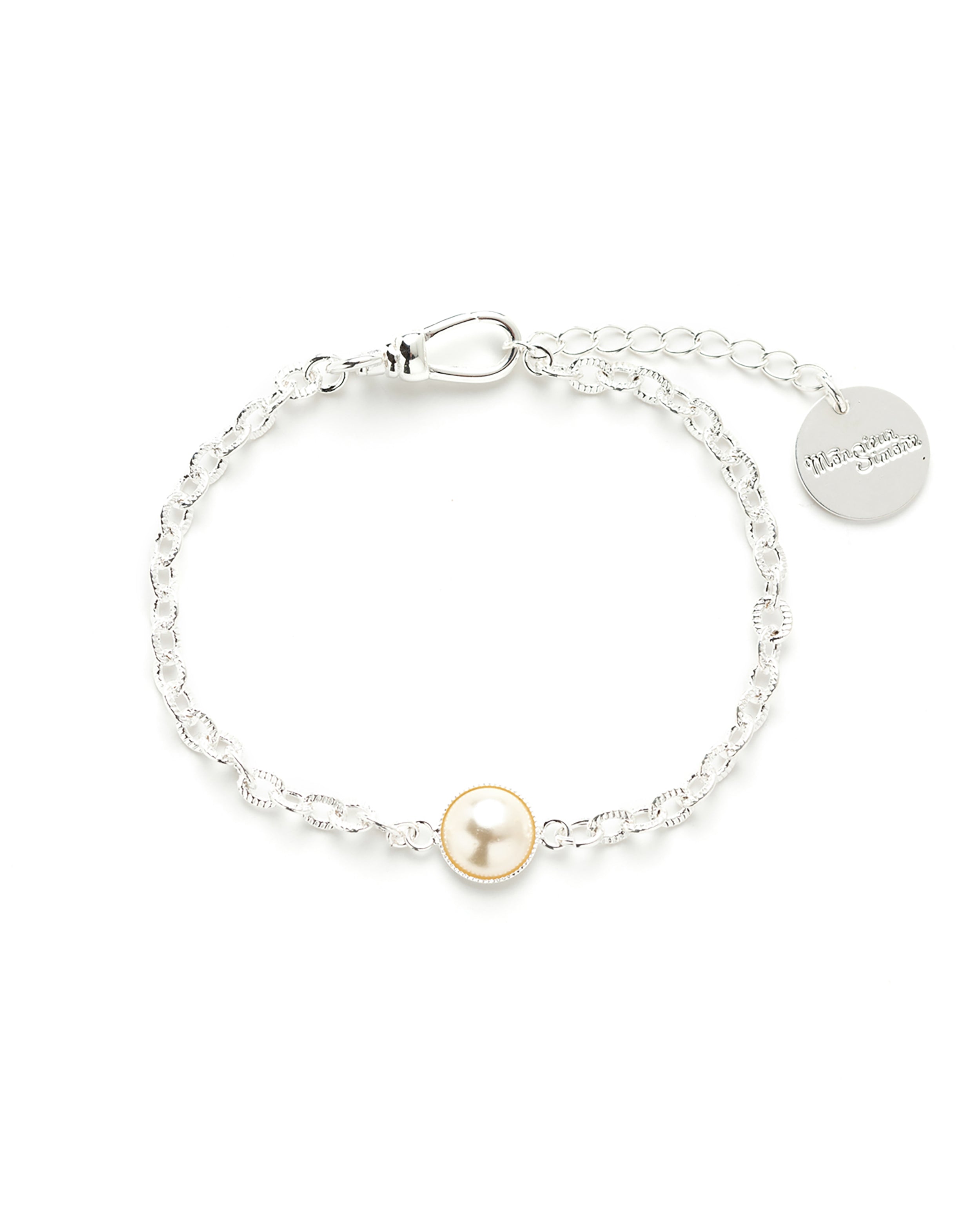 Mini Bracelet Nélya Argent Perle Bracelets Monsieur Simone