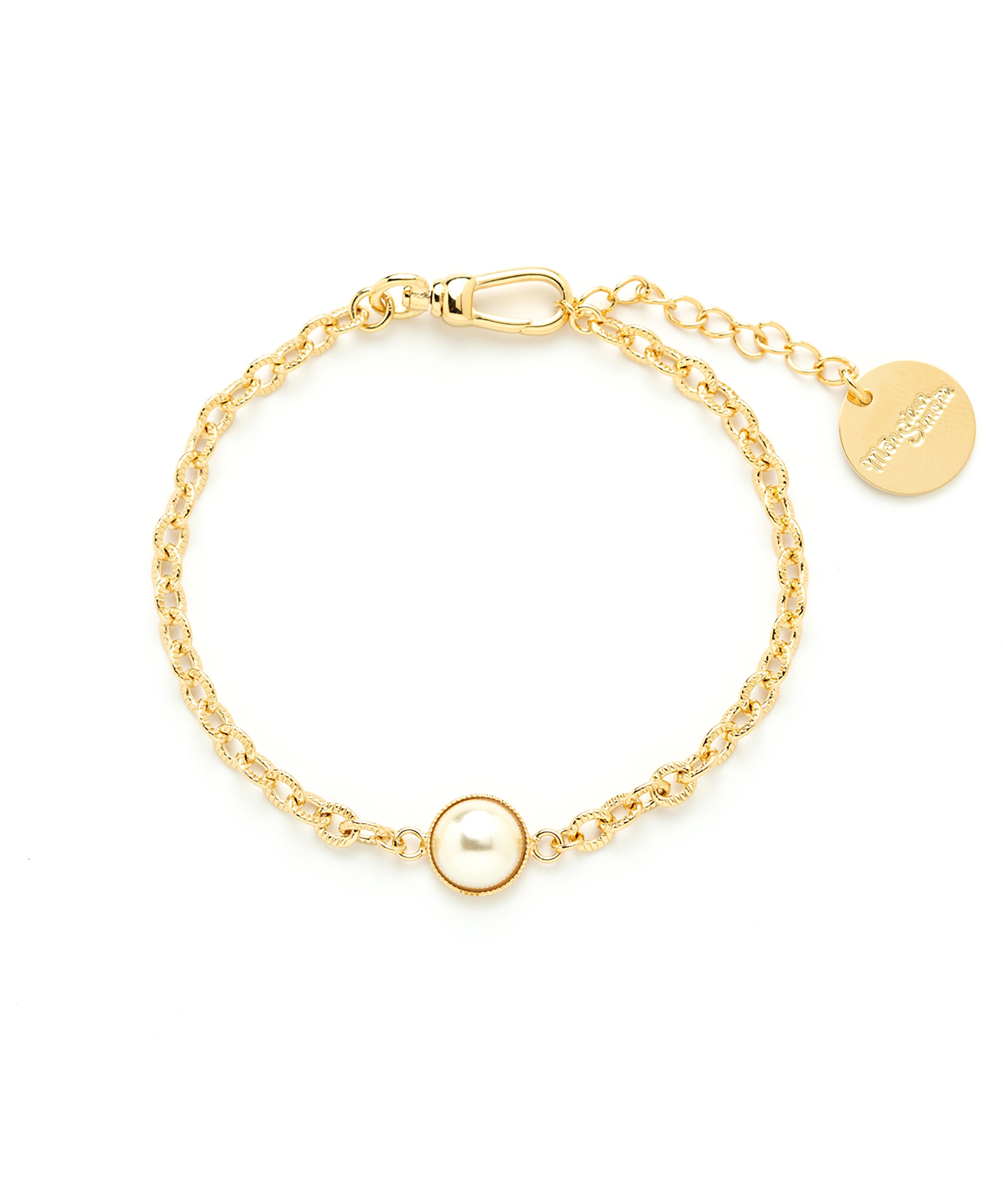Mini Bracelet Nélya Or Perle Bracelets Monsieur Simone
