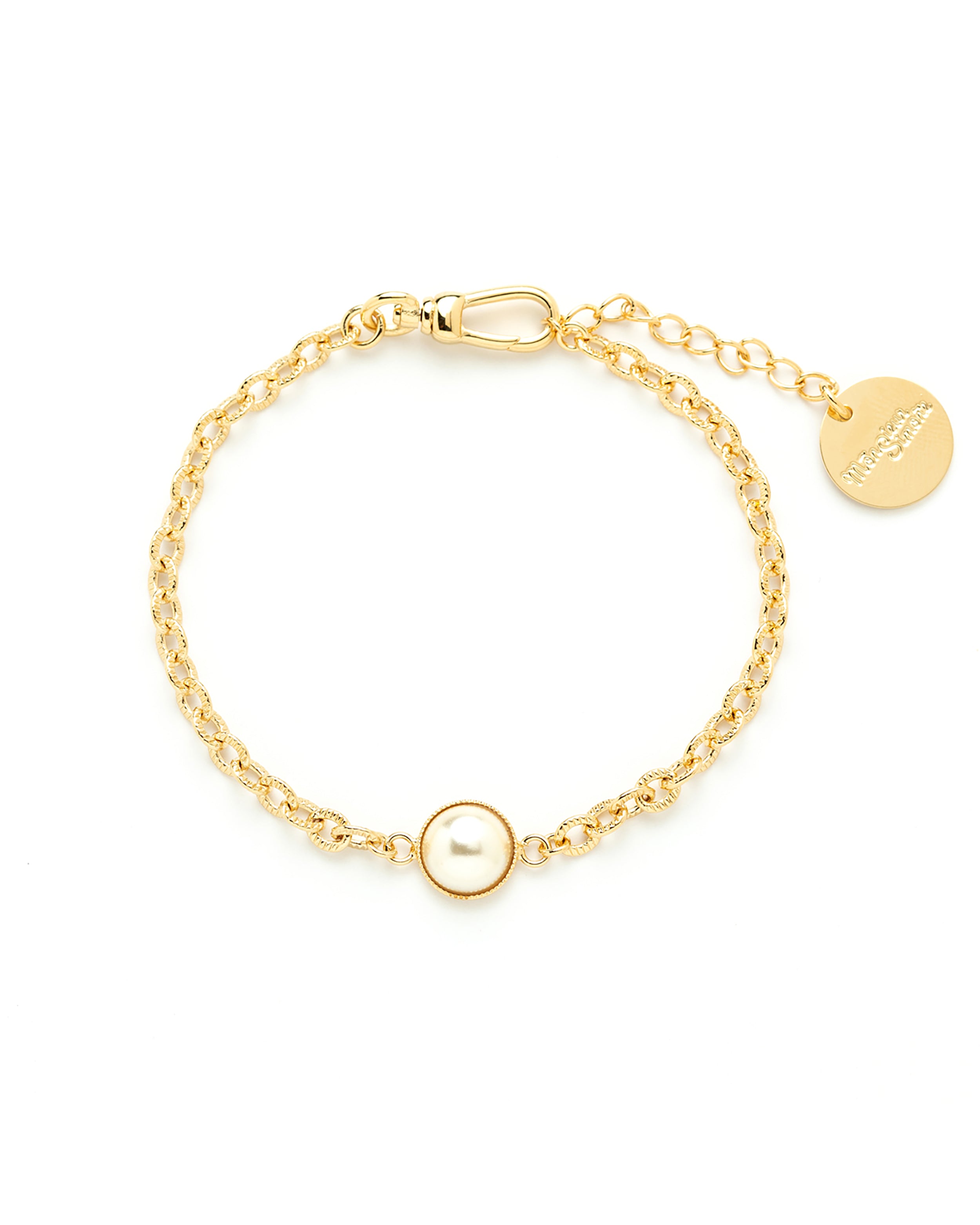 Mini Bracelet Nélya Or Perle Bracelets Monsieur Simone