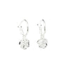 Mini Créoles Aglaé Argent Fleurs Boucles d'Oreilles Monsieur Simone