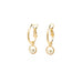 Mini Créoles Nélya Or Perles Boucles d'Oreilles Monsieur Simone