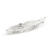 Mono Boucle d'Oreille Puce Phébé Argent Plume Boucles d'Oreilles Monsieur Simone