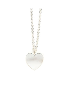 Sautoir Aphrodite Argent Coeur Colliers Monsieur Simone
