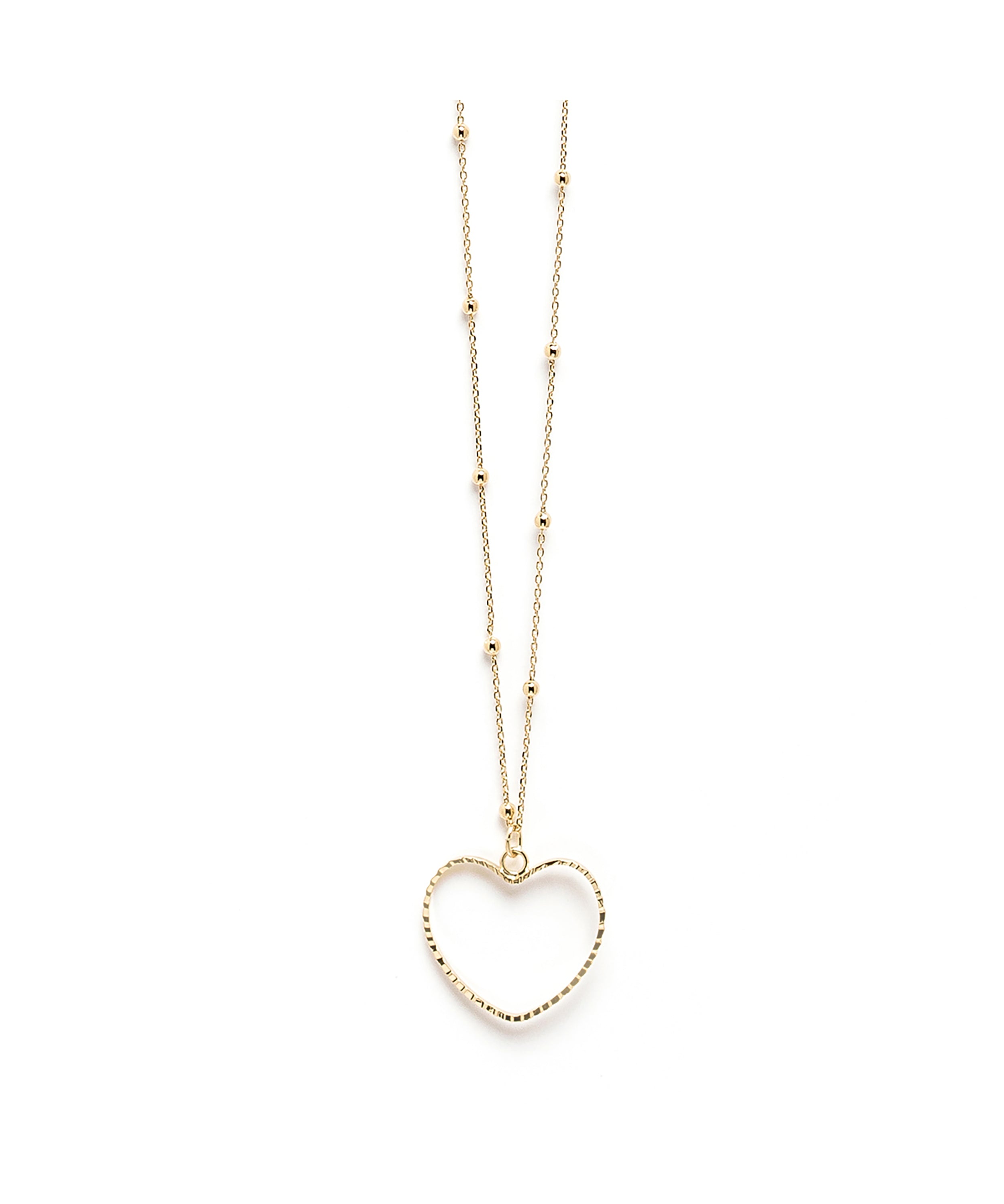Sautoir Aura Or Coeur Colliers Monsieur Simone