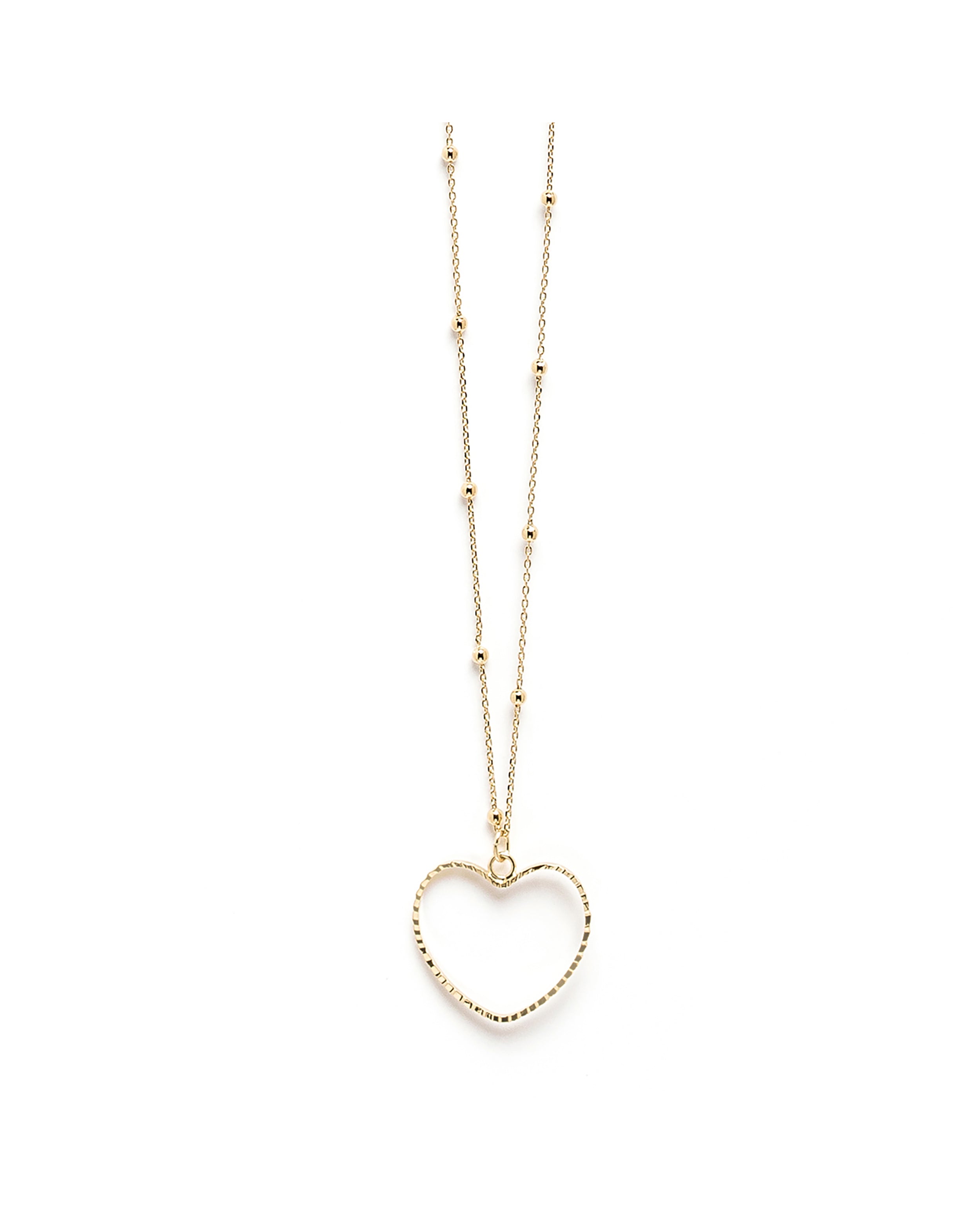 Sautoir Aura Or Coeur Colliers Monsieur Simone