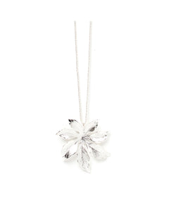Sautoir Chloris Argent Fleur Colliers Monsieur Simone