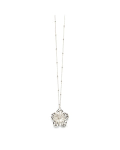 Sautoir Gaïa Argent Fleur Colliers Monsieur Simone
