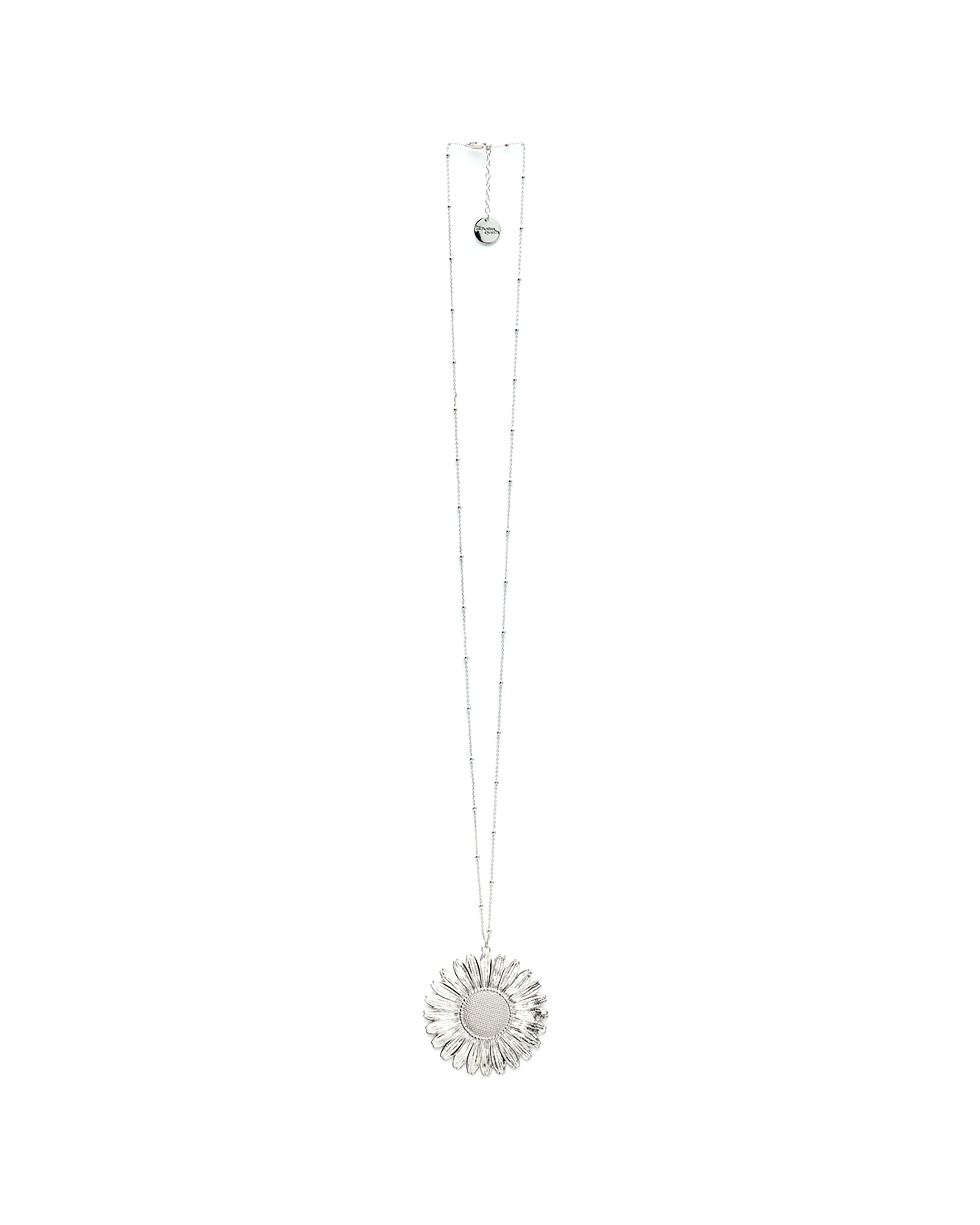 Sautoir Maïa Argent Fleur Colliers Monsieur Simone