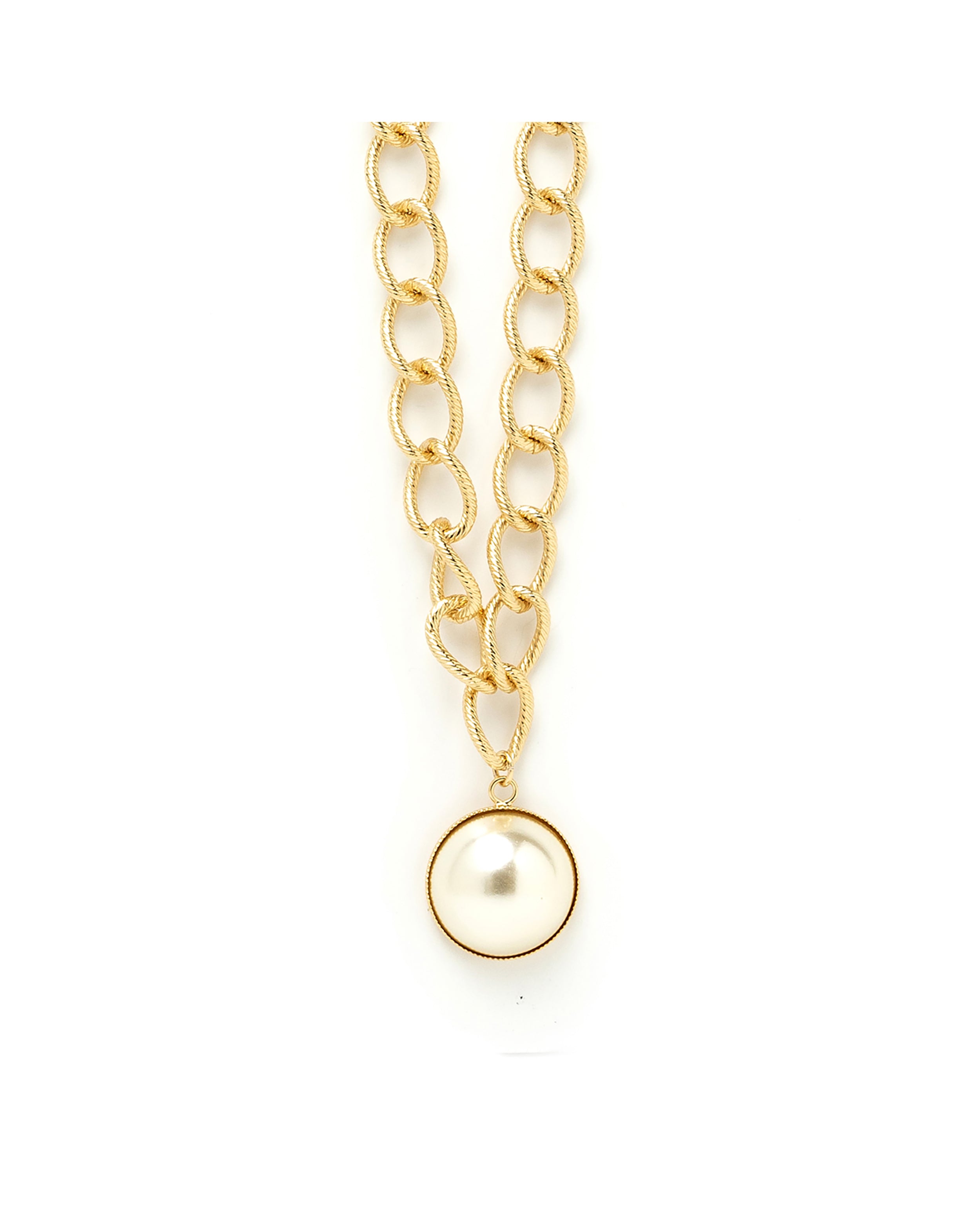 Sautoir Nélya Or Perle Colliers Monsieur Simone