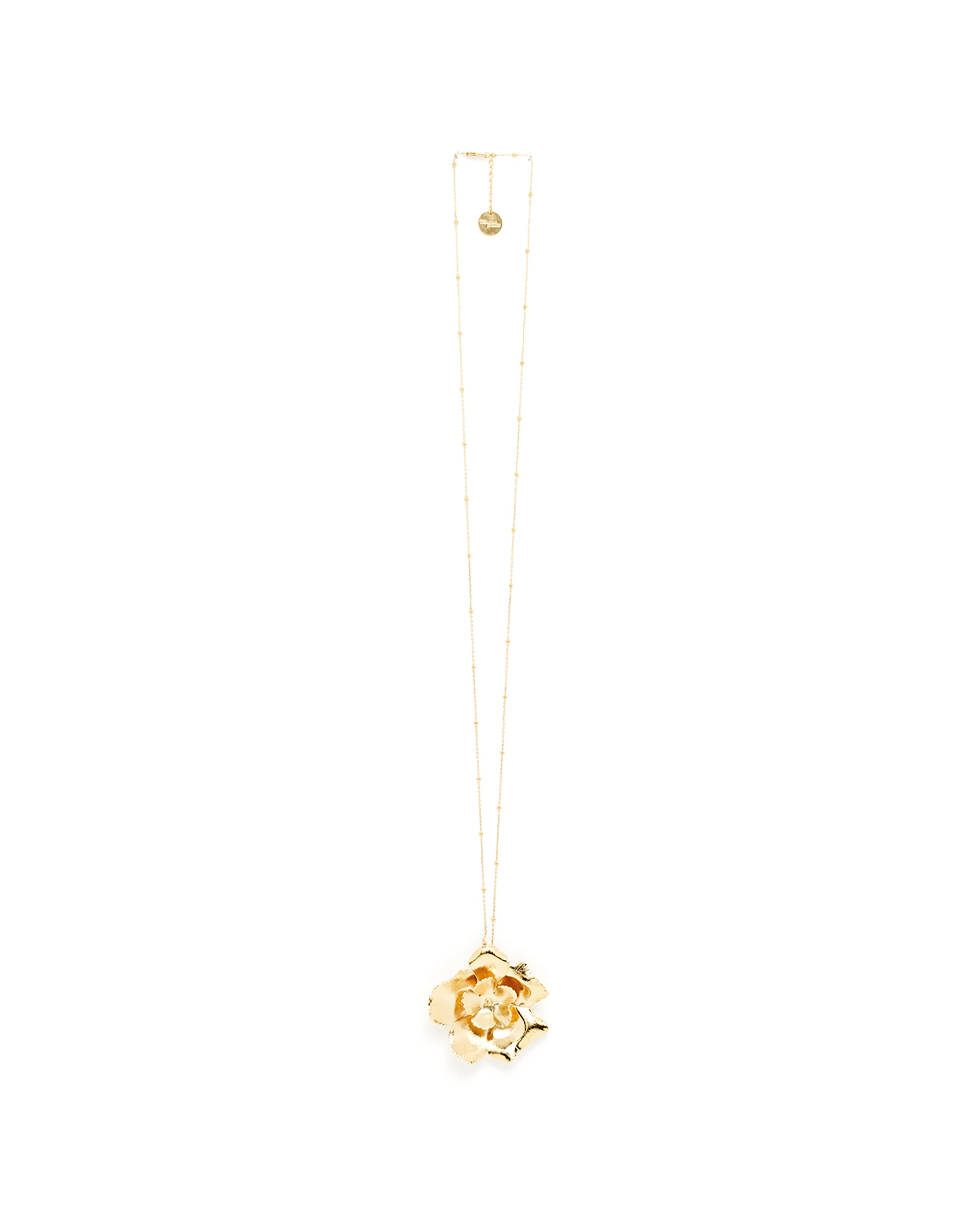 Sautoir Orphée Or Fleurs Colliers Monsieur Simone