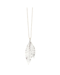 Sautoir Thalie Argent Feuilles Colliers Monsieur Simone
