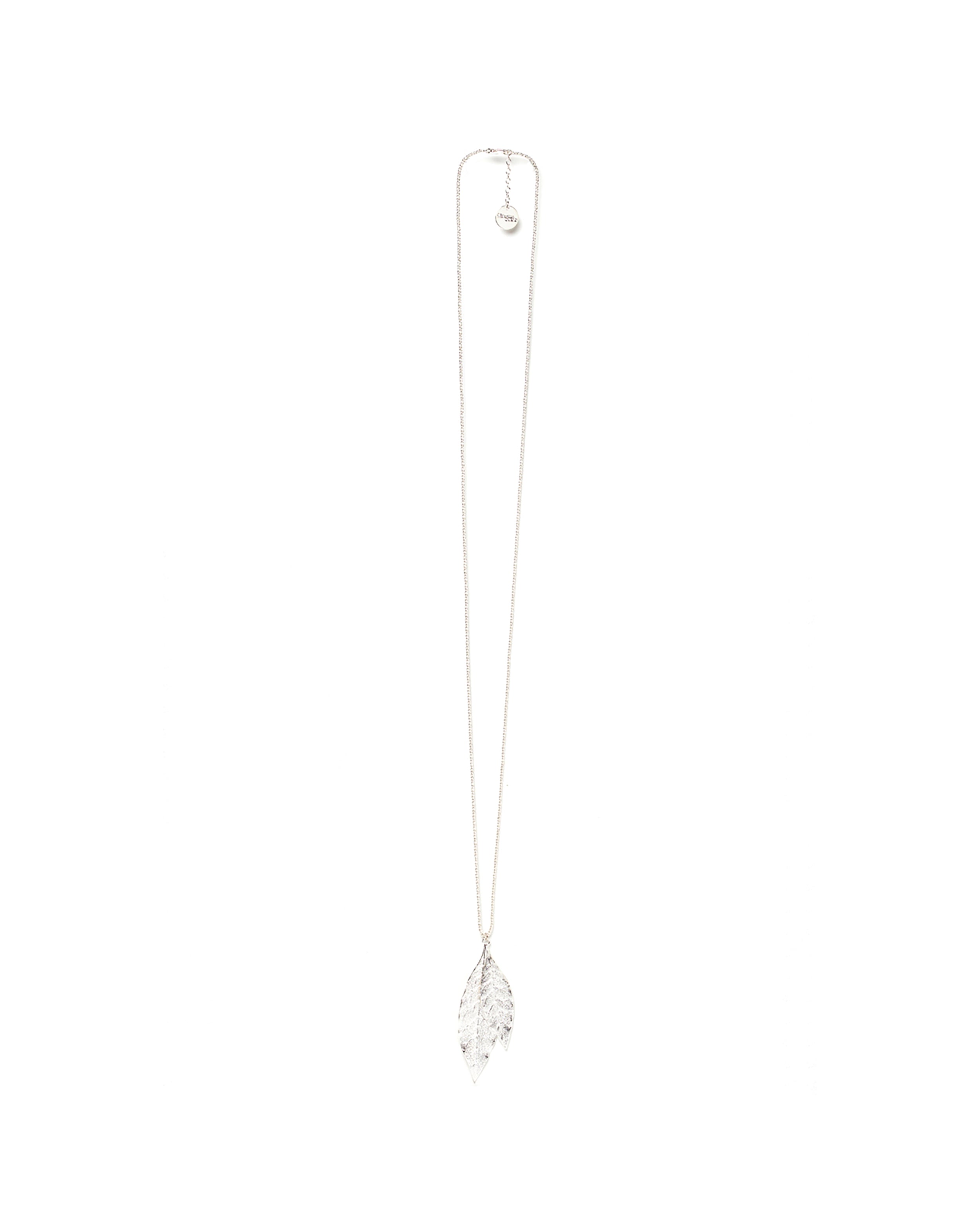 Sautoir Thalie Argent Feuilles Colliers Monsieur Simone