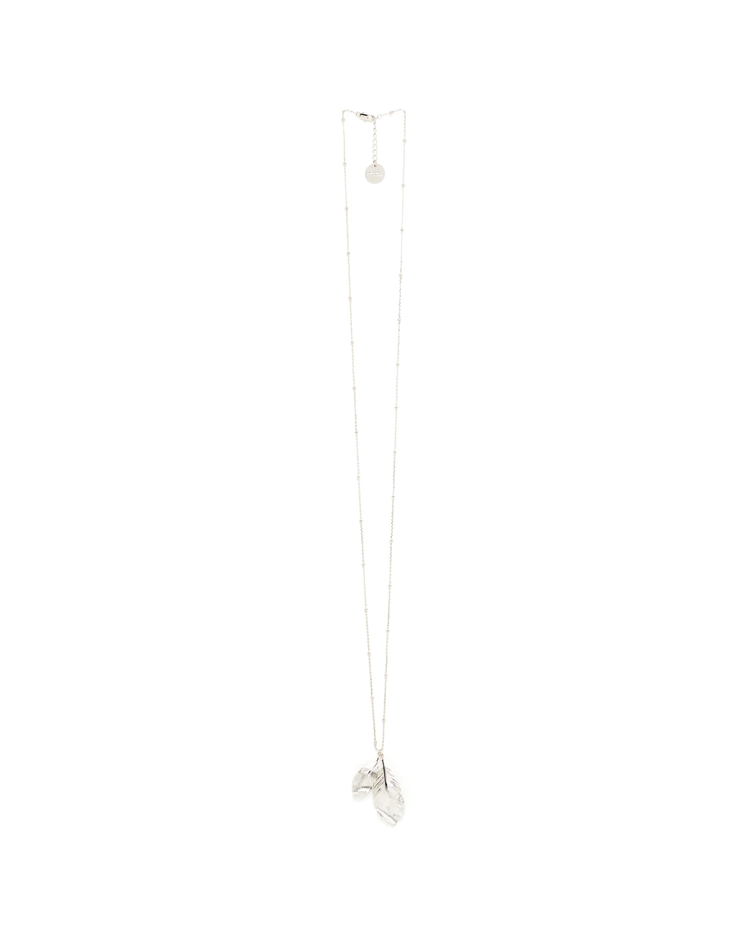 Sautoir Zéphyr Argent Feuilles Colliers Monsieur Simone